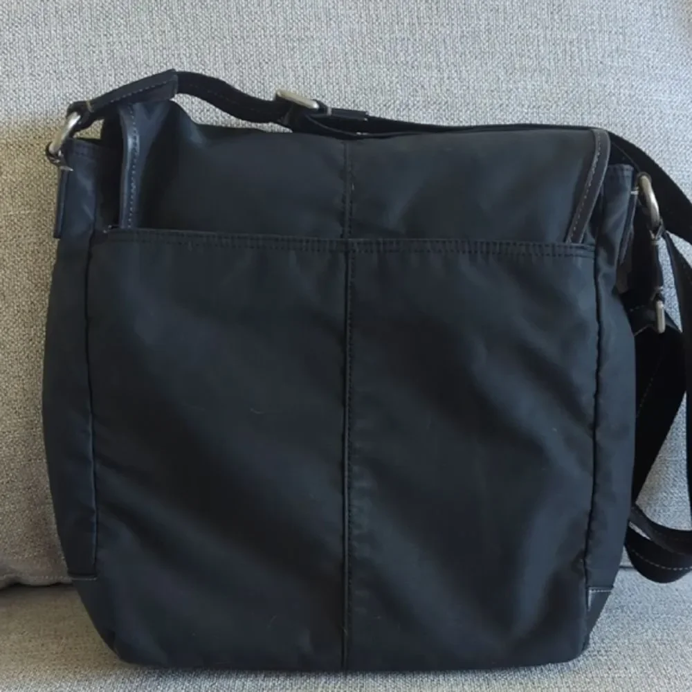 Coach Black Messenger Bag with Adjustable Strap